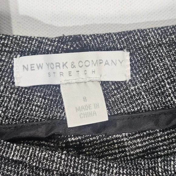 New York & Company Dress Pants Womens 8 Gray Stretch Straight Leg Career Bottoms - Picture 7 of 9